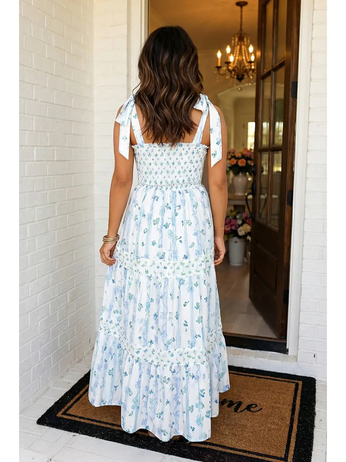 Floral Smocked Maxi